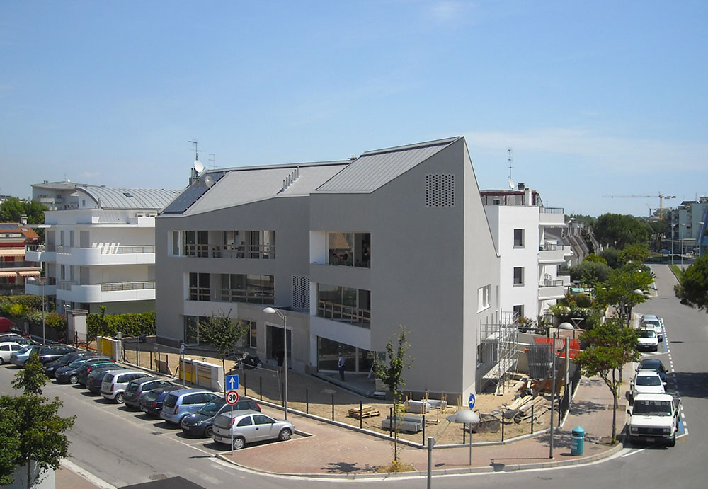 Condominio copertura zinco titanio Jesolo